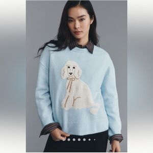 NWT Maeve Crew-Neck Dog Icon
Pullover Sweater